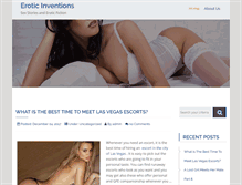 Tablet Screenshot of eroticinventions.com